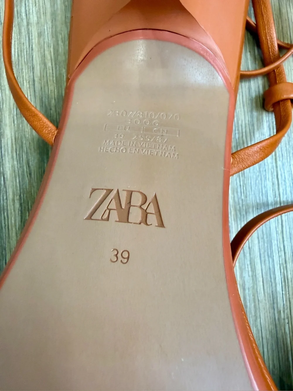 Zara butterscotch leather